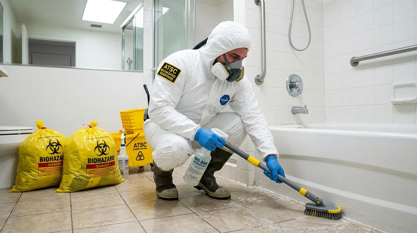 Decontamination equipment deployed for Blood Cleanup in Cameron Park